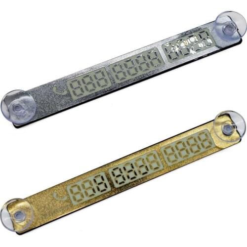 Temporary Parking Card Luminous Phone Number Card Plate For Saab 9-3 9-5 9000 93 900 95 aero 9 3 42250 42252 9-2x 9-4x 9-7x