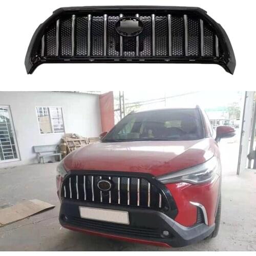 High quality ABS silver grille fit for Toyota Corolla cross 2021
