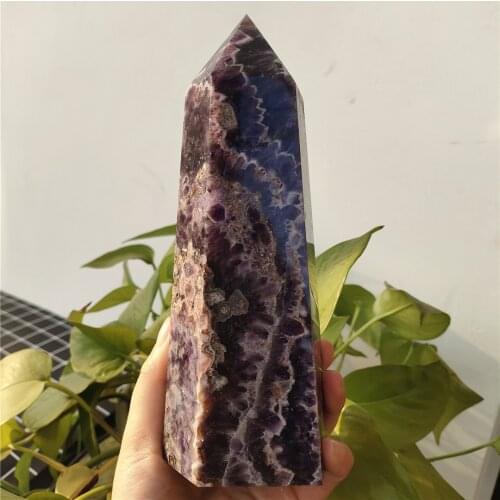 1pcs 1.8-2kgs Natural dream Amethyst Crystal pillar cures crystal pillar tower