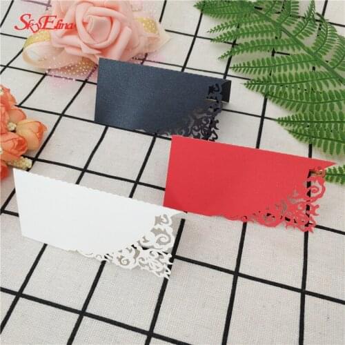 10/50/100 pcs Laser Cut Name Card Wedding Celebration Birthday Party Table Card Seats Decoration Name Table Place Card 7Z