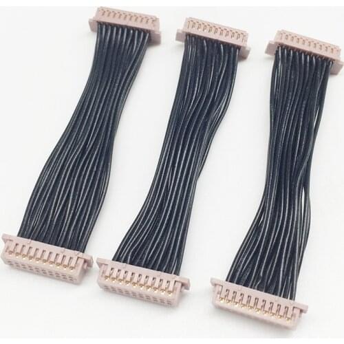 28AWG 150MM DF13 1.25mm Pitch DF13 Series 1.25 mm DF13-20DS-1.25C 2X10P Connector Wire Harness double head customization made