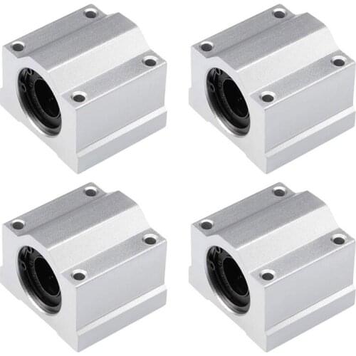 4pcs/lot 3D Printer Bearing Slide Block Linear Motion Bushing SCS16UU Linear Shaft CNC For 3D Printer Parts