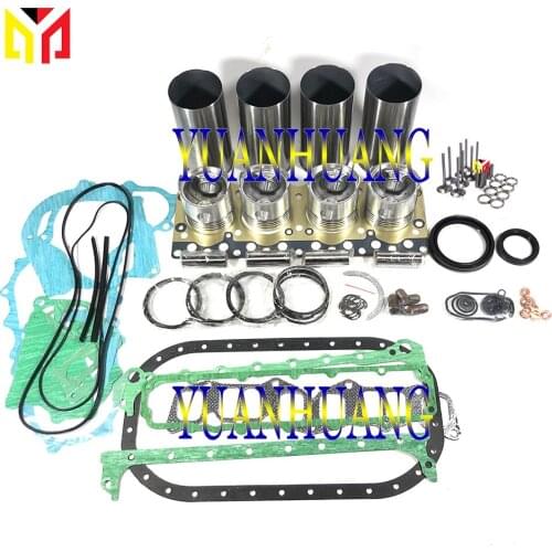 4D84 4D84-1 4D84-2 4D84-3 Engine Rebuild Kit With Valve Overhual Repair Gasket For Komatsu Excavator Tractor Motor Liner Piston