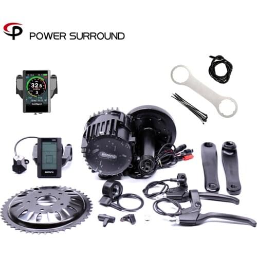 Promotion Real Free Shipping 48V/52V 1000w Bafang/8fun Bbs03 Bbshd Ebike Electric Bicycle Motor Mid Drive Bike Conversion Kit