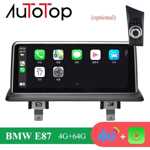 AUTOTOP Car Audio Stereo Androi 10 For BMW 1 Series 120i E81 E82 E87 E88 2004-2012 Multimedia Player Radio Wireless Carplay 4G