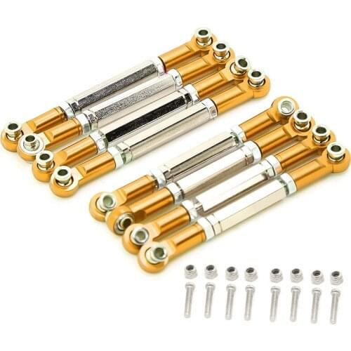 For WPL C14 C24 B24 B14 MN D90 D91 MN-90 MN-91 RC Car Upgrade Parts Metal Pull Rod Tie Rod