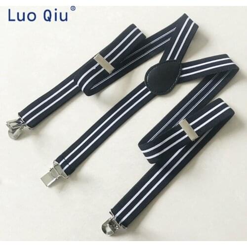 Y Back Elastic Suspenders Bowties Set Brace Belt Strap for Men Bowtie Suspender Adjustable Strap with Hook and Eye Fastener