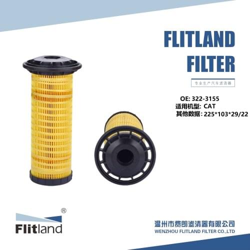 Manufacturer Direct Sale Oil Filter Element OE NO 322-3155 Use For CAT 320D E320D2L E323D2 Excavator FL-J255