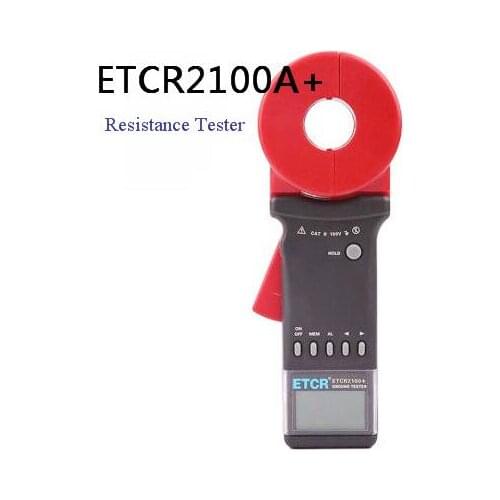 ETCR2100A+ Digital Clamp On Ground Earth Resistance Tester Meter