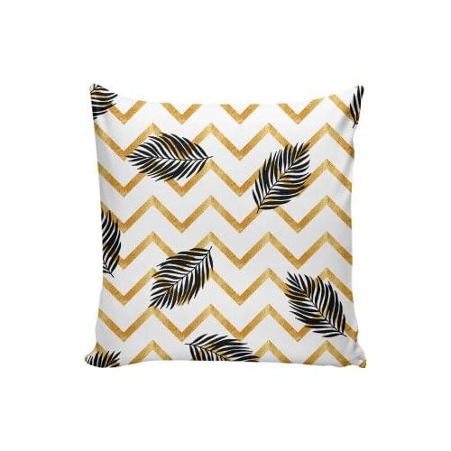 Nordic INS geometry Pillows Golden leaves Elk Flamingo Heart-shaped Geometric cushion case Decoration For home or sofa