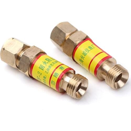 Oxygen Acetylene Check Valves Flash Back Arrestor for Pressures Reducer Cutting Torch EL