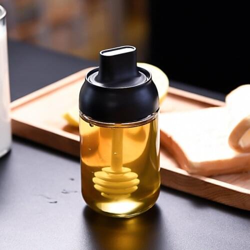 Kitchen Seasoning Storage Spice Set Seasoning Jar Oil Brush Pepper Spoon Honey Glass Bottle Container Food Set Kitchen Gadgets