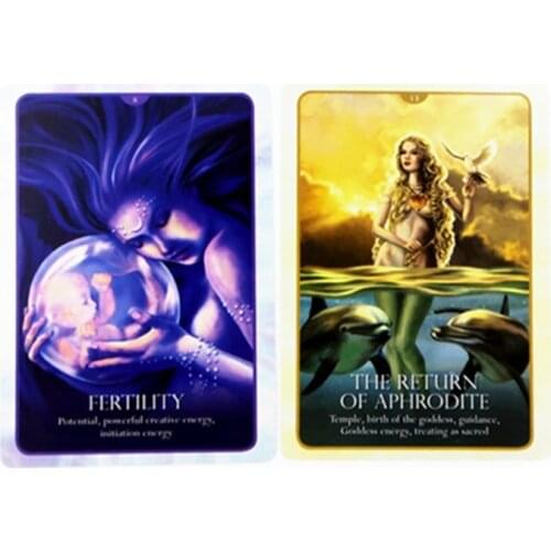 Oracle of the Mermaids 45-Card Deck Tarot Magical Messages of Healing Love & Romance Family Party Board Game Dropship