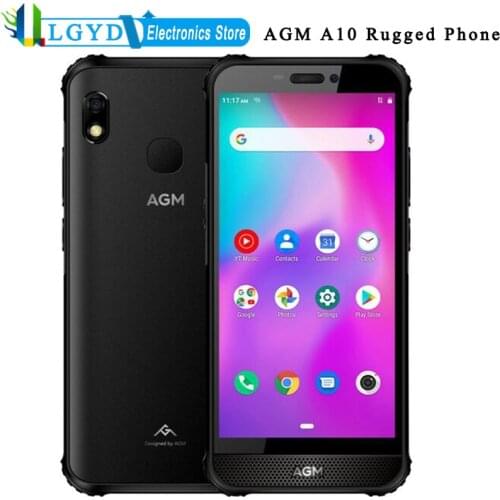 AGM A10 Rugged Phone RAM 4GB ROM 64GB IP68 Waterproof Fingerprint Identification 4400mAh Battery 5.7 inch Unisoc ums312 (T310)
