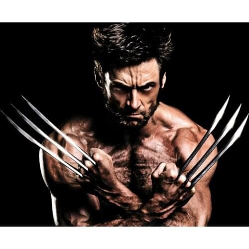 Custom Stylish Classical Home Decor Fashionable Hugh JACKMAN Poster Size (50x76cm) Wolverine Wall Sticker Free Shipping U03-32