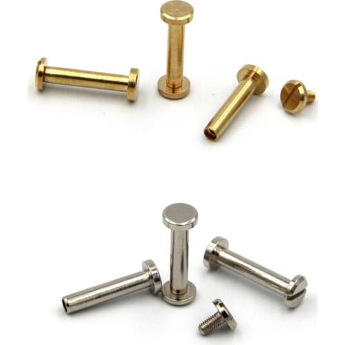 Chicago Screws, Book screws stainless steel, Decorative chicago screws for leather