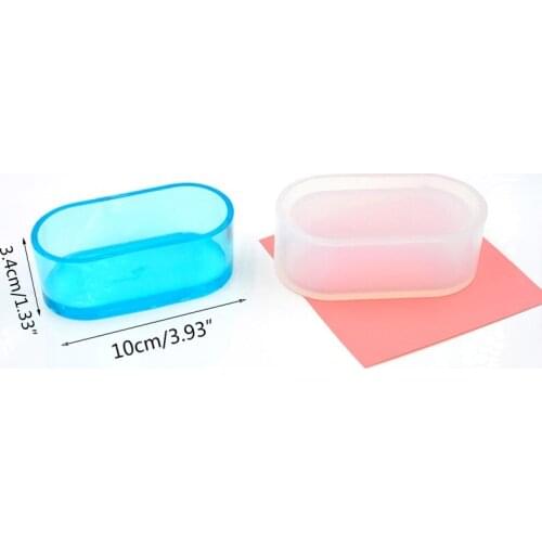 4 Pcs/set UV Resin DIY Handmade Flowerpot Silicone Mold Storage Box Hexagon Molds