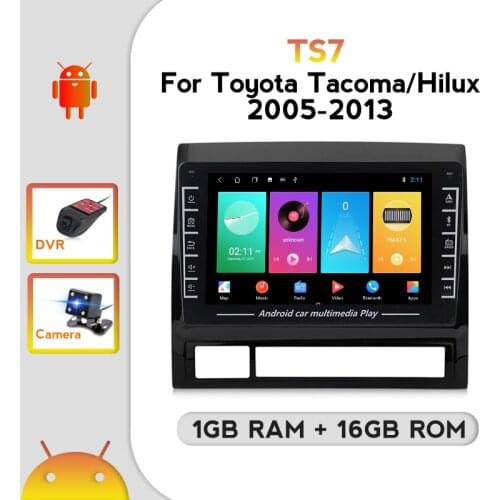 TS7 Android System Car Radio Player Multimedia Carplay IPS BT For Toyota Tacoma Hilux 2005-2012 2013 Stereo Video GPS Navigation