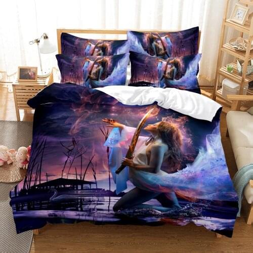 Human Being 3D Print Comforter Bedding Set Beautiful Photos Queen Twin Single Duvet Cover Set Pillowcase Home Luxury Woman Man