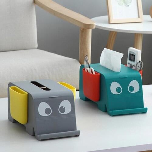 Creative Tissue Box Waterproof Tissue Container Decorative Sundries Organizer Remote Control Holder Napkin Case for Home Kitchen