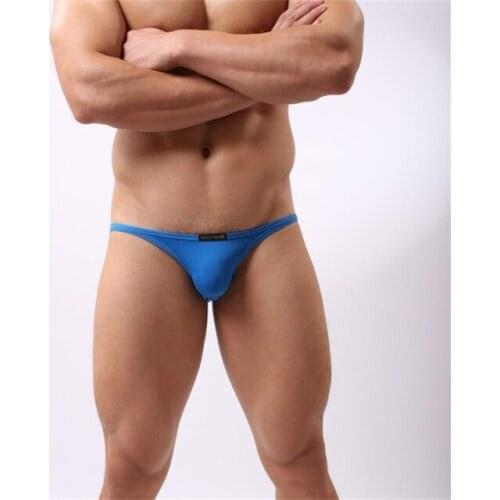 2017 Hot Sale Mens Swim Briefs Solid Color Swim Wear Gay Sexy Bikini Swimwear Man Low Waist Swim Shorts Man Bathing Suit