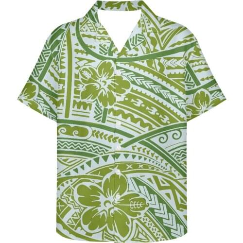 HYCOOL 3D Digital Print Men Summer Shirt Polynesian Tribal Stripe Design Black Casual Plus Size Beach Men 5xl Wedding Wear Shirt