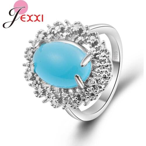Wholesale Fashion Vintage Jewelry 925 Sterling Silver Ring Size 6 7 8 9 10 Noble Women Party Wedding Nice Gift Fast Shipping