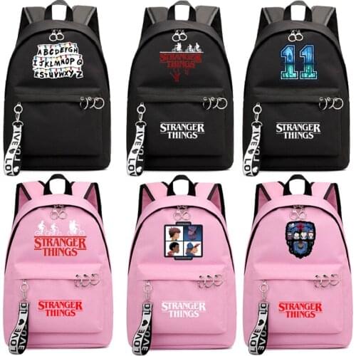 Trendy Stranger Things Backpacks For Girls Boys Bookbags Teens School Bags Women Travel Rucksack Stranger Things School Backpack