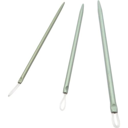 Aluminium Alloy Wool Needles with Loops Set of 3 Knitting Accessories Wool