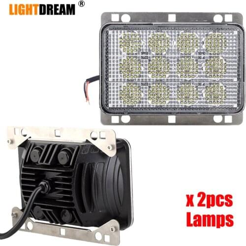 60W led Work Lights For Case IH Tractor 3088,3288,3488,3688,5088,5288,5488+ 6x4 Oblong Led Headlight x2pcs/lots Free Shipping