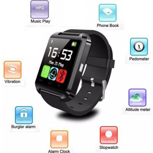 Bluetooth Smart Wrist Watch Phone Mate Fit For Android IOS IPhone GPRS SIM Gifts Smart Watches