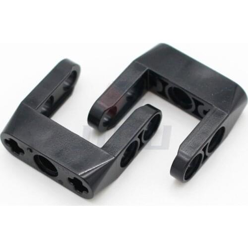 High-Tech Parts Pin Connector Toggle Joint Smooth Double with Axle and Pin Holes Bricks 87408 Car Bulk Accessory Building Blocks