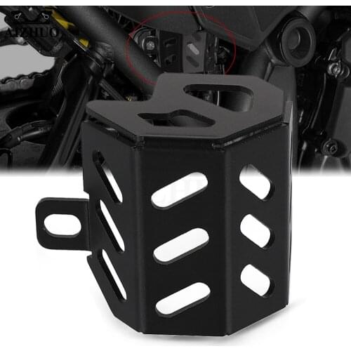 Motorcycle Rear Brake Pump Fluid Reservoir Cap Cover Guard Protector FOR YAMAHA Tenere 700 T7 Rally XTZ700 XT700Z 2019 2020 2021