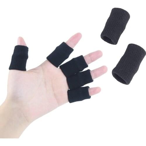 DropShip 10pcs/set Finger Rail Guard Bands Sports Bandage Support Wrap Sport Basketball Fingerstall Sleeve Caps Finger Protector