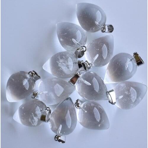 2020 New fashion good quality Watermelon white stone circular cone shape pendants for jewelry making 12pcs/lot Wholesale free