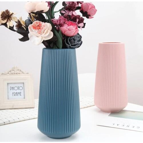 Large Modern Flower Vase Origami Plastic Nordic Style Home Decoration Home Flower Arrangemen Home Decor Drop shipping