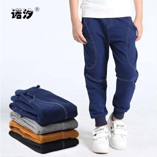 Boys trousers kids pants boys casual pants spring autumn children casual cotton pants child outwear 4-13T boys sport pants