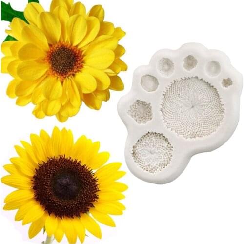Chocolate Mold Baking Tool DIY Wedding Cake Decoration Flower Stamen Silicone Fondant Mold