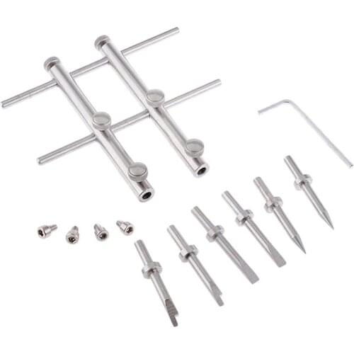 Lens Spanner Wrench Repair Open Tool Ring Remover Stainless Steel With Three Set Driver For Dslr Camera Repair Screwdriver