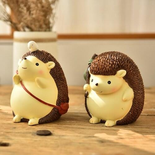 Creative Gift Cartoon Hedgehog Piggy Bank Childrens Gift Cartoon Office Decoration Money Boxes Cash Box Piggy Bank for Kids