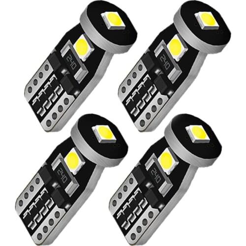 Meetrcck T10 W5W LED Bulb 3030 3SMD 168 194 Car Accessories Clearance Lights Reading lamp Auto 12V White Motor