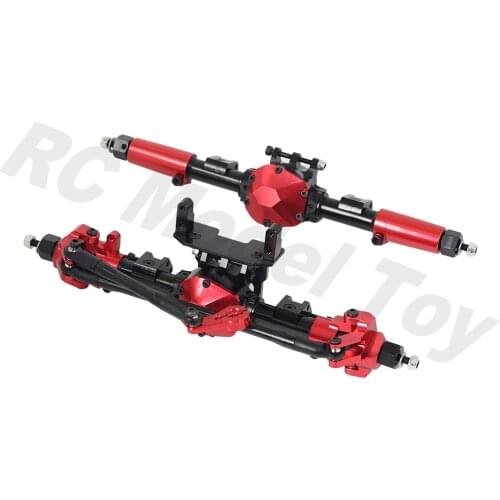 CNC Metal Front Rear Axle For 1/10 RC Crawler Car RGT 86100 Axial SCX10 II 90046 90047 Upgrade Part