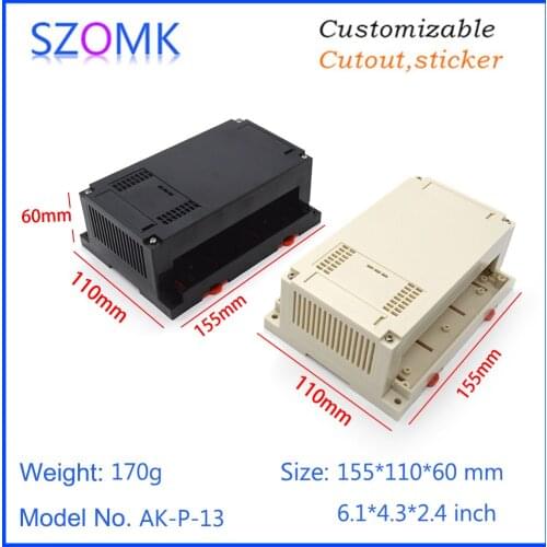 Plastic project box pcb enclosure (4 pcs) 155*110*60mm plastic enclosure for electronics Instrument control box, project case