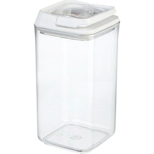 Full Import Food Supplies Jar Ziplock Storage Container with Silicone Sealed Square Supplies Container Vacuum 1.20 Lt