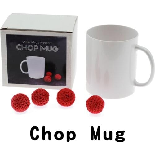 Chop Mug by Oliver Balls Appearing Vanishing Magician Close Up Street Illusions Magic Tricks Gimmicks Mentalism Chop Cups Magia