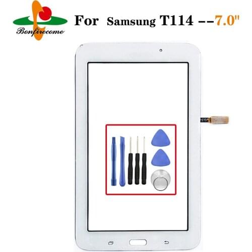 7.0" Touchscreen For Samsung Galaxy Tab 3 Lite SM-T114 T114 Touch Screen Digitizer Panel Sensor Tablet Replacement