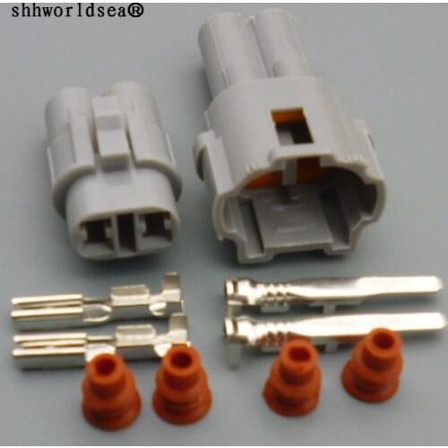 Shhworldsea 2.0mm 2p 6180-2321 6187-2311 Female Male Kit Sealed Automotive Connector For Honda