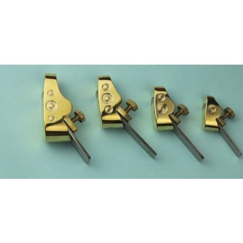 4 pcs new style various convex bottom brass planes, Violin/Cello making tools