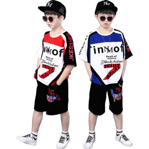 Children Clothes 2021 Summer Boys Tracksuit Cartoon Cotton T Shirt + Shorts 2Pcs Sets Outfit Kids Clothing Baby Boys Sport Suit
