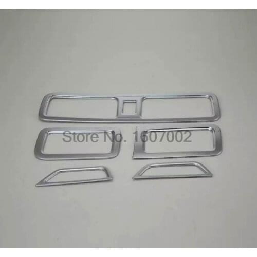 For Skoda Rapid Spaceback 2015 ABS Chrome Air Vent Outlet Cover Sticker Left-driving Car Decoration Interior Accessories